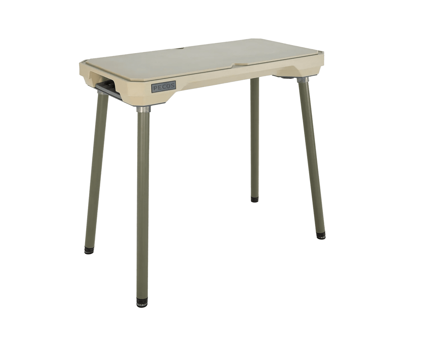 PECOS Table - Buckskin top, Texas Sage legs - three quarter view