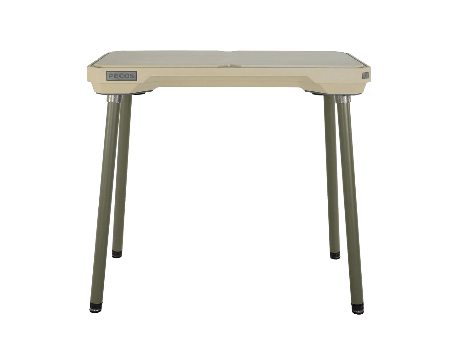 PECOS Table - Buckskin top, Texas Sage legs - top side view