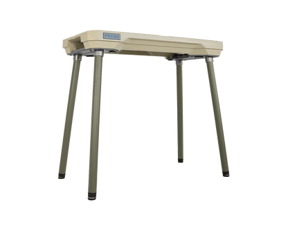 PECOS Table - Buckskin top, Texas Sage legs - front view